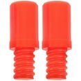 WAXIAYU 2Pcs Broom Extension Pole Adapter Tip Plastic Threaded Handle