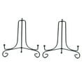 thumbnail image 1 of WAXIAYU 2pcs Wrought Display Stand Black Easel Display Stand Plate Dish Bowl Photo Stand Display Rack for Deep Bowl Platters Picture Frame Tablets 6 Inch, 1 of 8