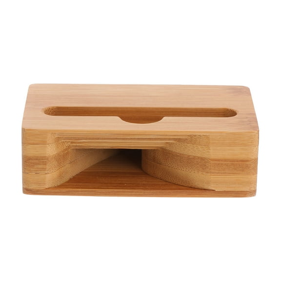 WAXIAYU Bamboo Desktop Stand with Sound Amplifier for Phone/Tablet