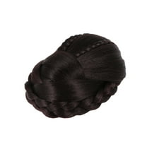 WAXIAYU Braided Bun Wig Hairpiece for Women - Style 1