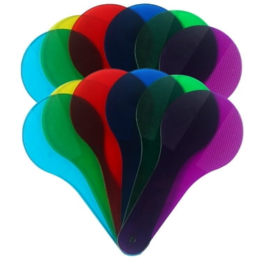 WAXIAYU Color Paddles for Kids Classroom Supplies 12Pcs