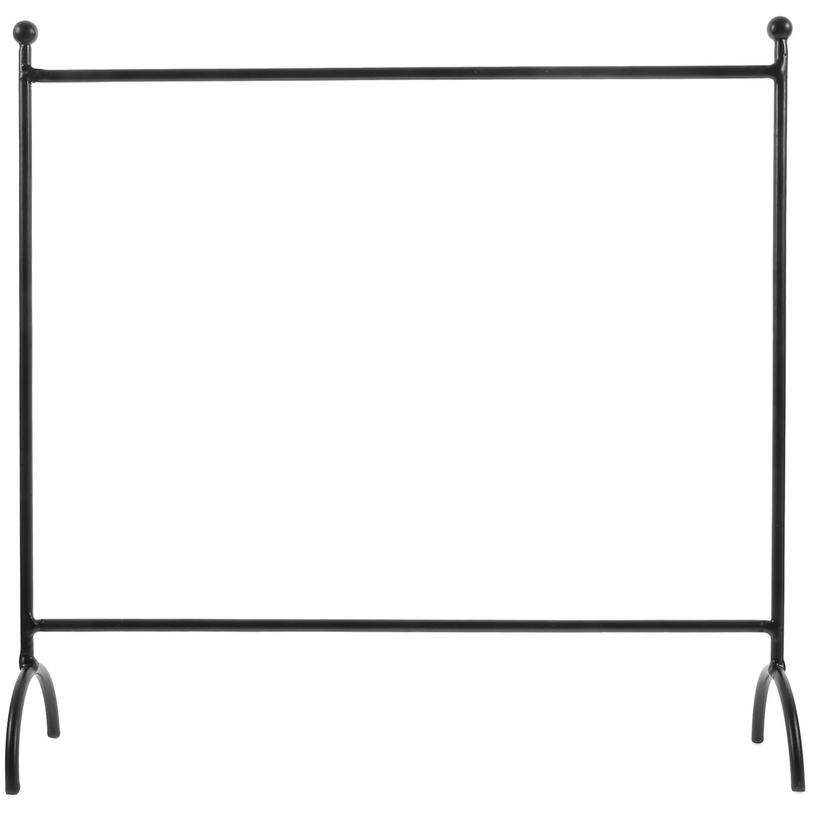 WAXIAYU Doll Clothes Hanger Rack for Dollhouse Black