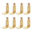 thumbnail image 1 of Mobutofu 8Pcs Wall Fire Extinguisher Bracket Plated Silver Steel Holder Sturdy Easy Installation, 1 of 6