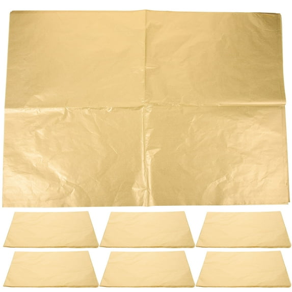 WAXIAYU Gold Metallic Tissue Paper for Gifts, Crafts & Weddings (20 Sheets)