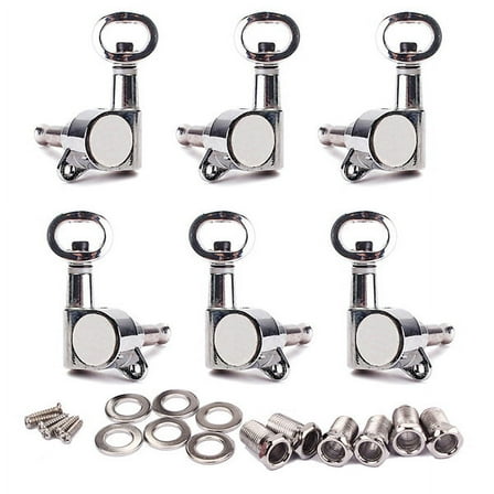 WAXIAYU Guitar Tuning Pegs Tuners Machine Piercing Heads for Electric Guitar 3L 3R Pack of 6