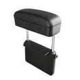 thumbnail image 1 of WAXIAYU Multifunction Car Mounted Armrest Box Adjustable Elbow Support Pad Car Center Storage Case (Black with Black Thread), 1 of 9