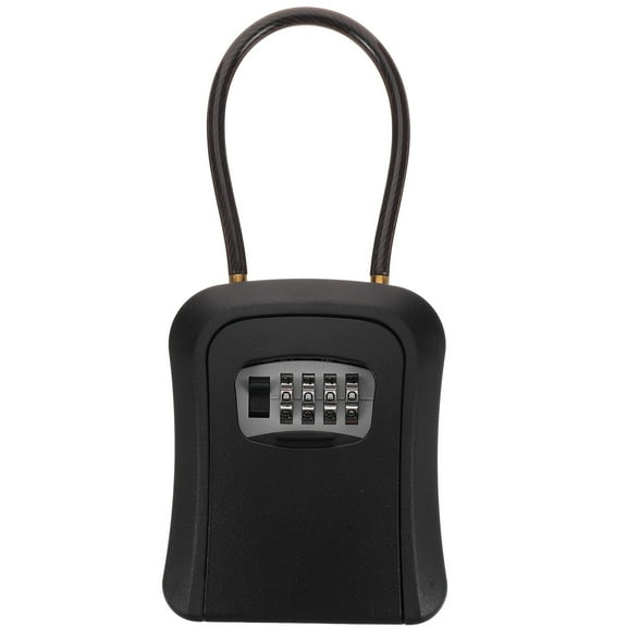 WAXIAYU NUOBESTY Key Lock Box Wall Mounted 4 Digit Lockbox for Outside Box Storage