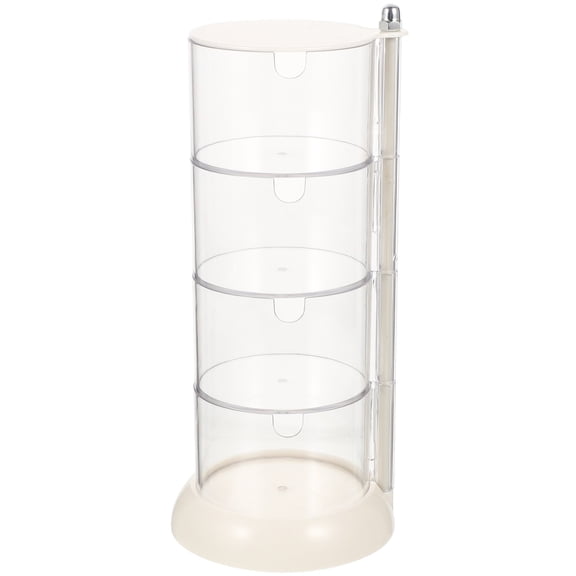 WAXIAYU Rotatable Makeup Sponge Holder 3 Tier Organizer for Desktop