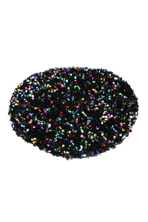 Sequins Beret Shiny Sparkle Beanie for Women Girls