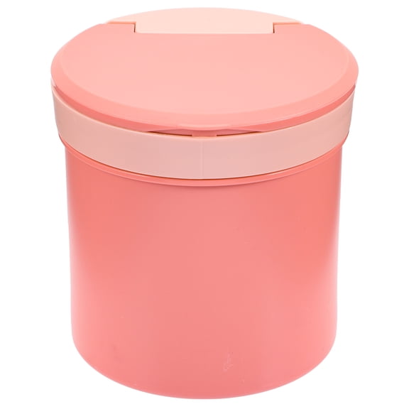 Mobutofu Soup Cups With Lids Breakfast Cup Pink Plastic 1Pcs