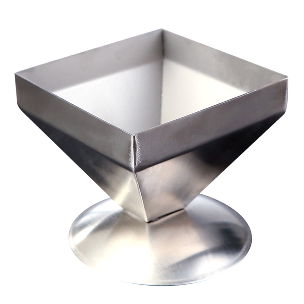WAXIAYU Stainless Steel Pyramid & Quadrangle Food Molds for Home
