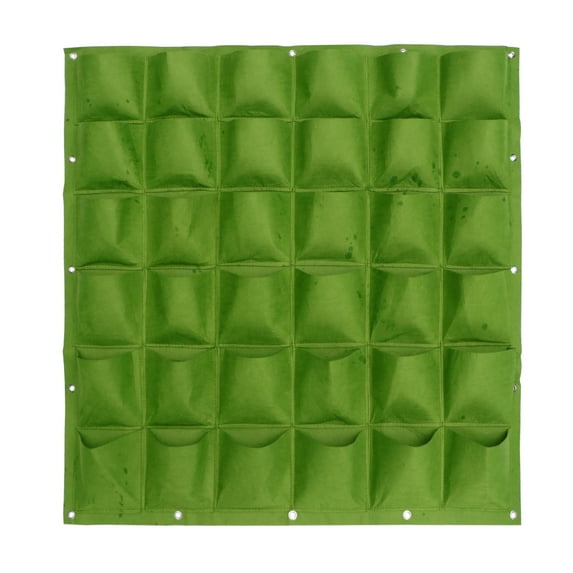 WAXIAYU Vertical Wall Garden Planter Felt Wall Mount Planter Hanging Felt Planter Bags Strawberry Planter for Flower Vegetable Garden Decor