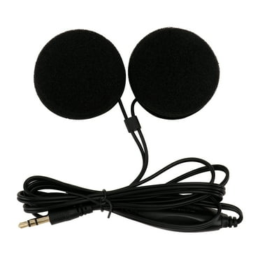 WAXIAYUZ 1.2m Motorcycle Headset Mic System for Mobile MP3 Calls