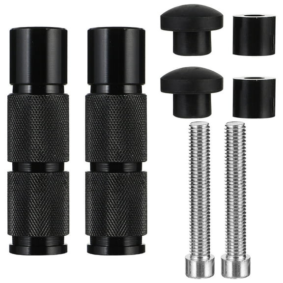 WAXIAYUZ 1 Set Motorbike Anti-slip Footrest Pedal Aluminum Alloy Foot Rest Shifter Peg