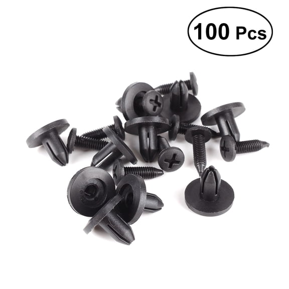 WAXIAYUZ 100x Universal Plastic Bumper Fastener Clips for Cars