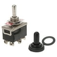 WAXIAYUZ 12V DPDT Toggle Switch with Waterproof Cap Heavy Duty ON/OFF