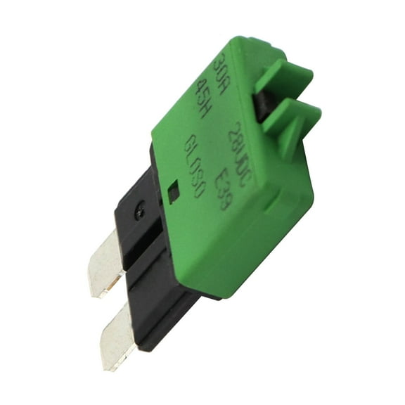 GOOHOCHY Green 30 Amp Resettable Fuse Mini Breaker for Circuit Breaker Plastic and Metal Suitable for Vehicles and Marine Craft