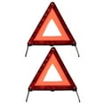 WAXIAYUZ 2Pcs Road Safety Warning Sign Roadside Hazard Triangle Symbol