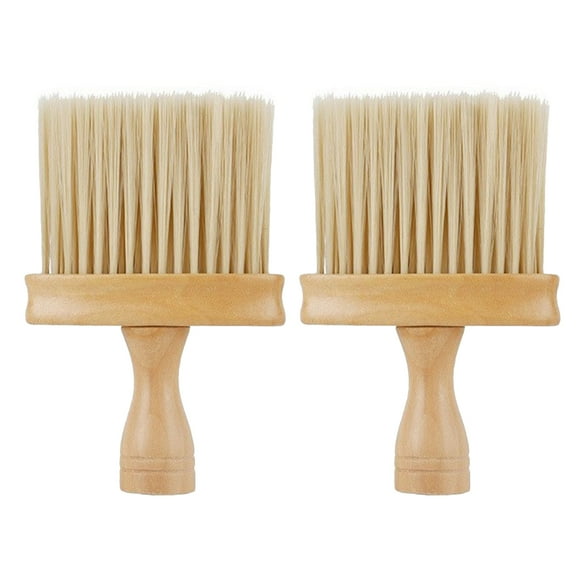 WAXIAYUZ 2pcs Detailing Brush Auto Interior Detail Brush Wood Handle Car Dash Duster Brush