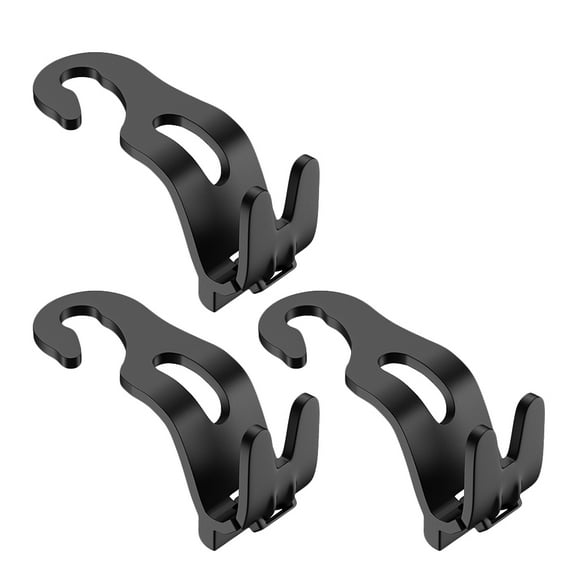 WAXIAYUZ 3pcs Car Headrest Hooks Back Seats Organizer Hanger Hook for Hanging Purses