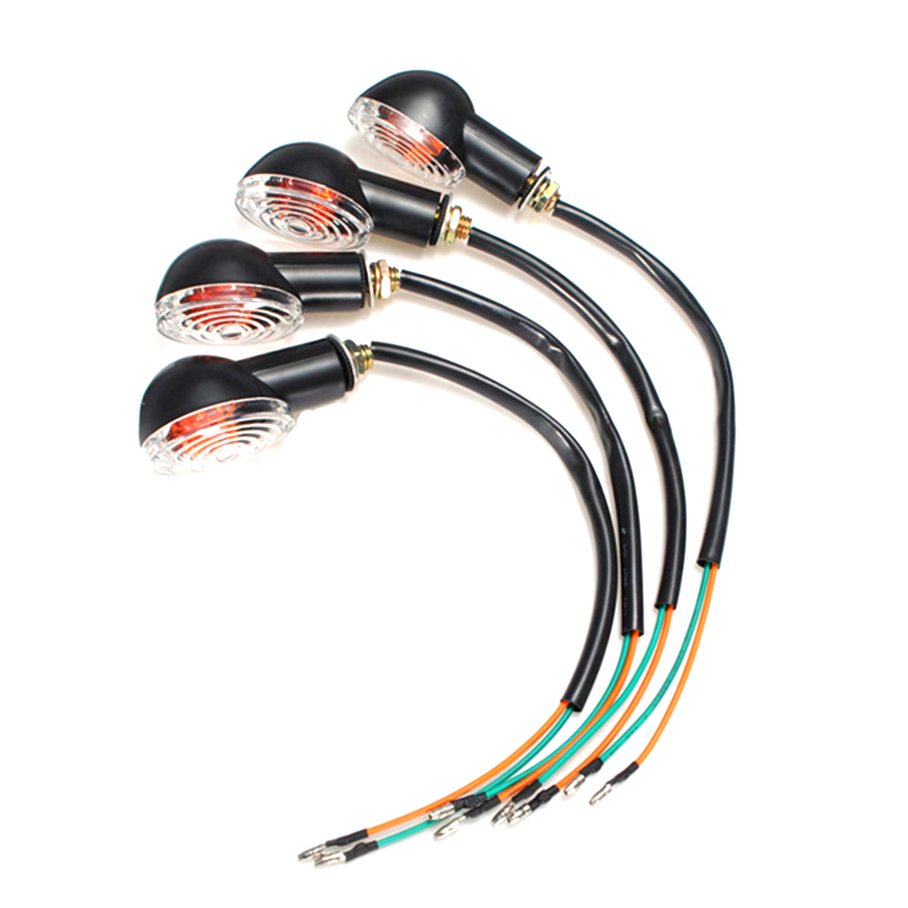 WAXIAYUZ 4PCS Motorcycle 12V10W General Turn Signal Refit Mini Turn Off