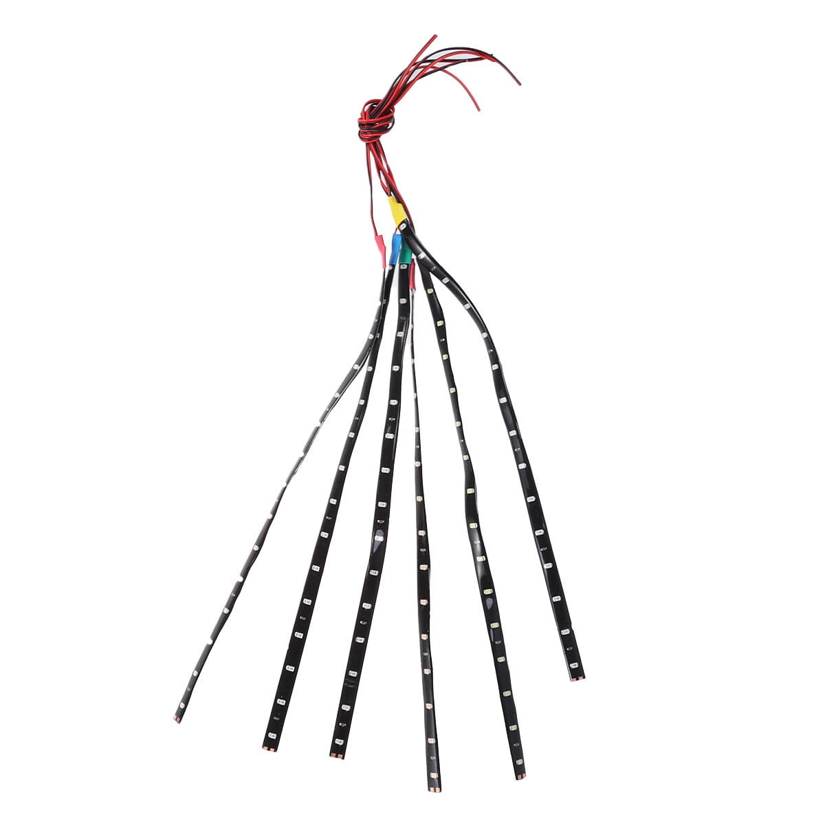 WAXIAYUZ 6 PCS 30cm 15LED 3528 SMD Car Rope Lights Waterproof Flexible