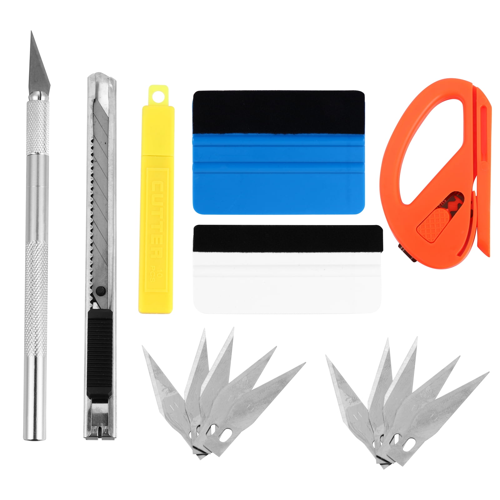 WAXIAYUZ 7pc Car Window Film Tinting Squeegee Scraper Tool Kit