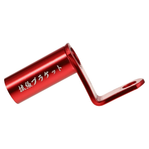 Red Motorcycle Extension Rod for Rearview Mirror Mount Bracket Hooks with Durable Aluminium Alloy