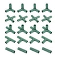 WAXIAYUZ Greenhouse Connector Garden Pillar 3Way Pipe Supply for Planting