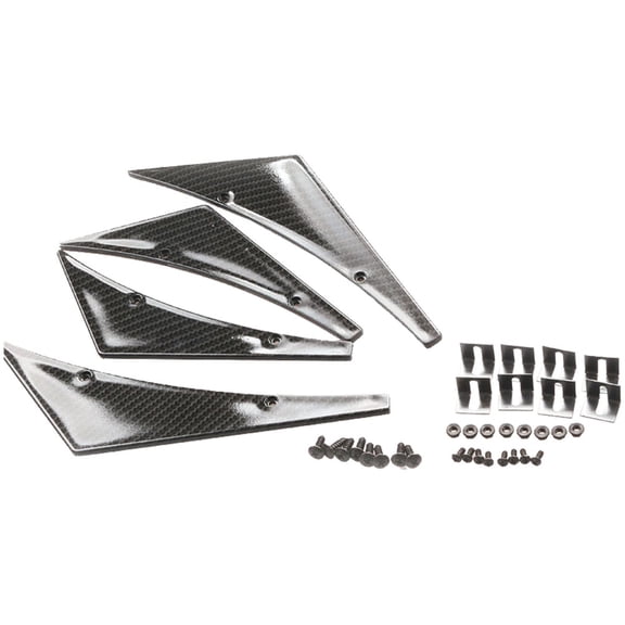 WAXIAYUZ Universal Car Front Bumper Lip Splitter Fins for Vehicles