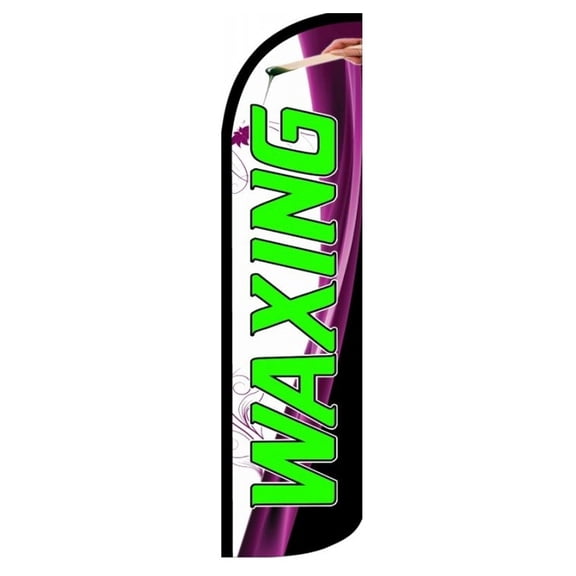 WAXING Windless Flag (Hardware Not Included) |Advertisement /Business Flags | Feather Flag |