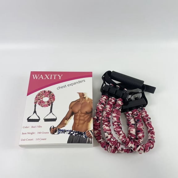 WAXITY chest expanders,Resistance Band,Stretch Band Strength Training Stretch Chest Fitness Tool Gym Arm Shoulder Exercise Yoga Training