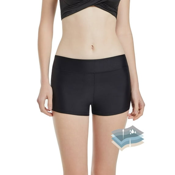 WAXJJDW Period Swimwear Menstrual Leakproof Swim Bottom High Waisted Period Bathing Suit Bottoms for Teen Girls, Women