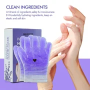 WAXKISS Grapefruit Lavender scent Moisturizing Paraffin Hand Masks - Reusable 1-Pair Spa Gloves for Instant Softness & Hydration