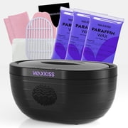 WAXKISS Paraffin Wax Machine for Hands and Feet, 3000ml Touchscreen Wax Warmer with Moisturizing Paraffin Spa Kit, Home Spa Treatment for Smooth and Soft Skin