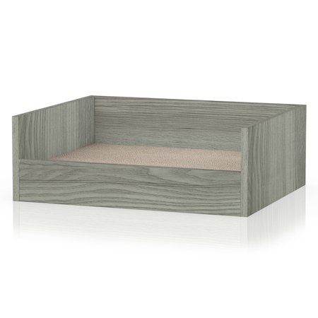 WAY BASICS Cat Bed Deluxe - Lasts 2x Longer, London Grey