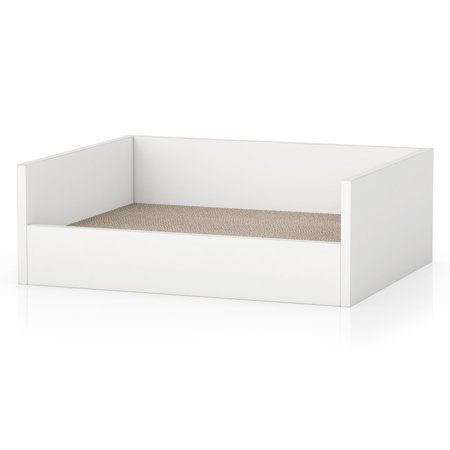 WAY BASICS Cat Bed Deluxe - Lasts 2x Longer, White