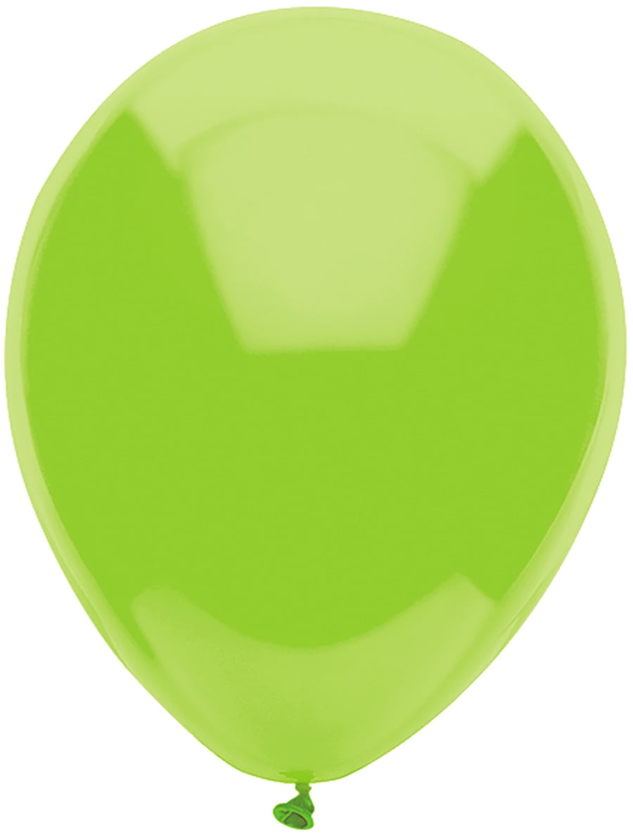 WAY TO CELEBRATE! 12" Green Party Balloons, 12 Count