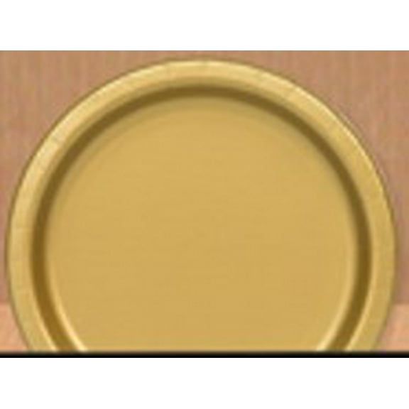 Way to Celebrate 20ct 9" Plt Gold Paper Plates