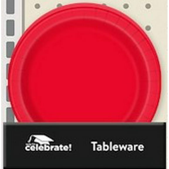 Way To Celebrate 20Ct 9" Plt Red Paper Plates