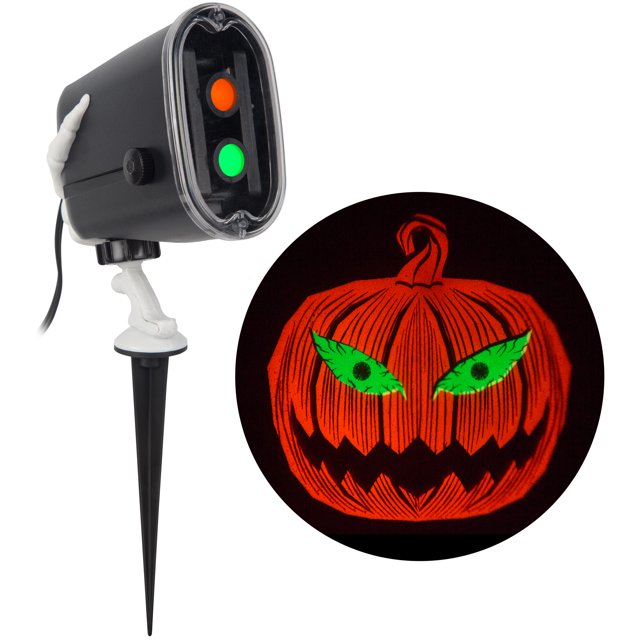 WAY TO CELEBRATE! Creepy Jack Multicolor LED Projector Lights