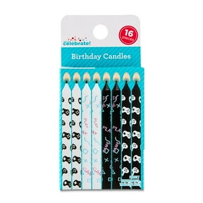 Multicolor Gamer Birthday Candles, 16 Count, by Way To Celebrate