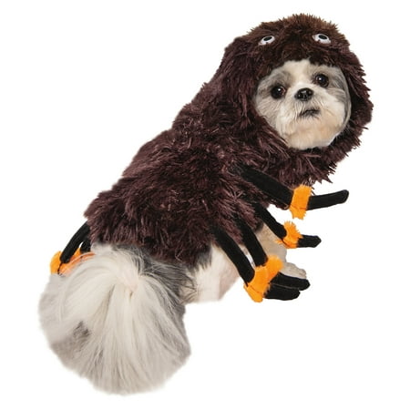 WAY TO CELEBRATE! Polyester Spider Halloween Dog & Cat Costume, Brown, S