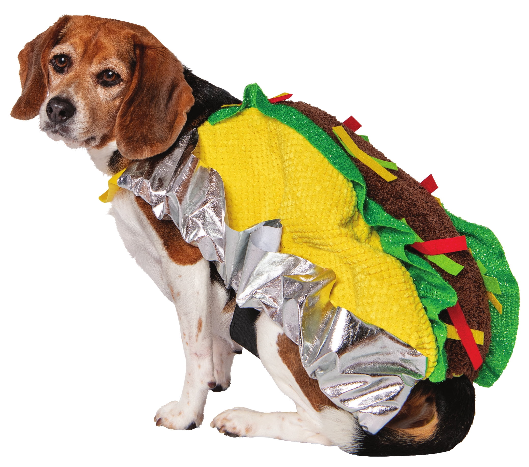 WAY TO CELEBRATE! Polyester Taco Halloween Dog & Cat Costume, Multi-color, M