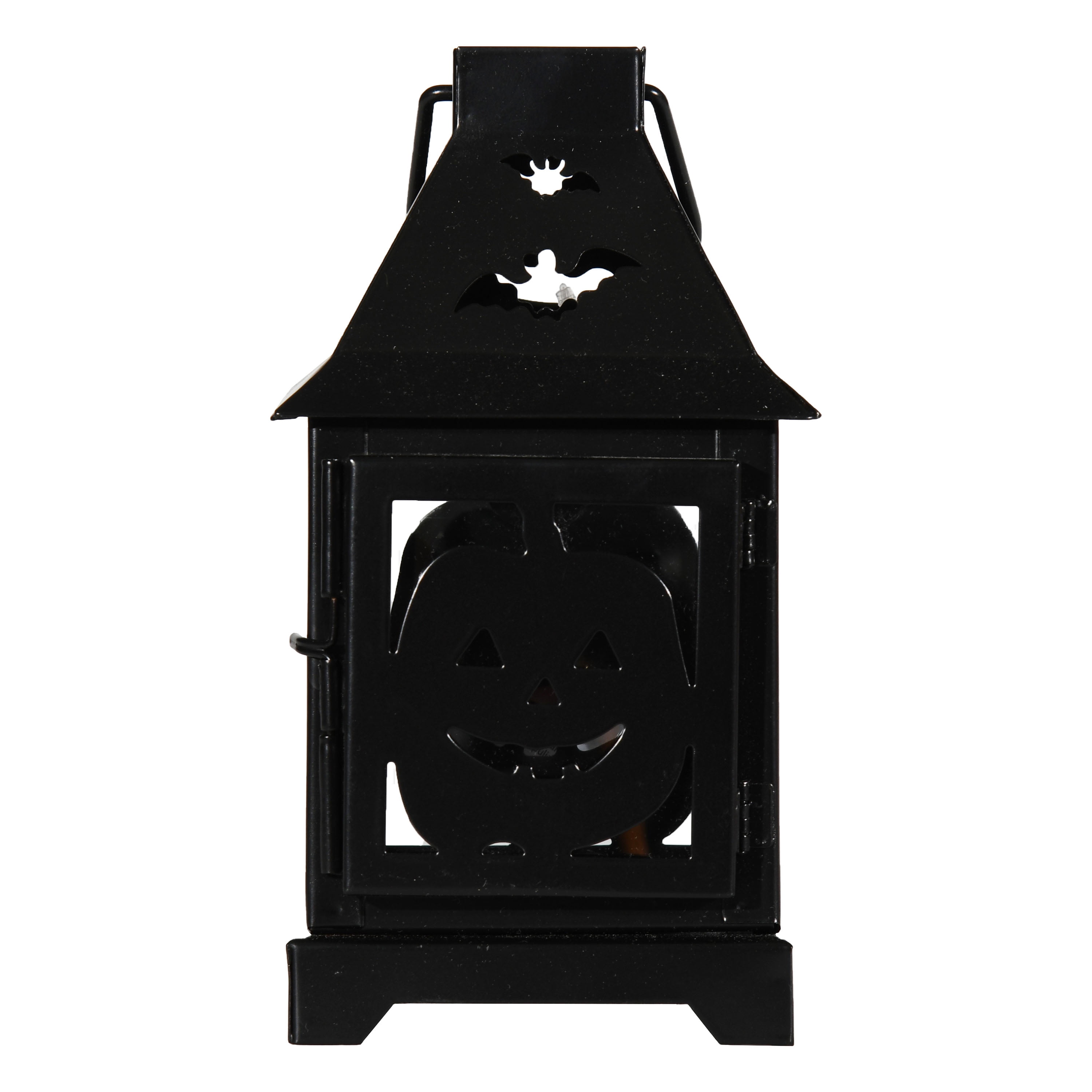 WAY TO CELEBRATE! Powder Coated Iron, Glass Tea Light Candle Holder