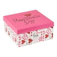thumbnail image 1 of WAY TO CELEBRATE! Valentine's Day Multi-color Paper Large Square Gift Box, 4", 1 of 3