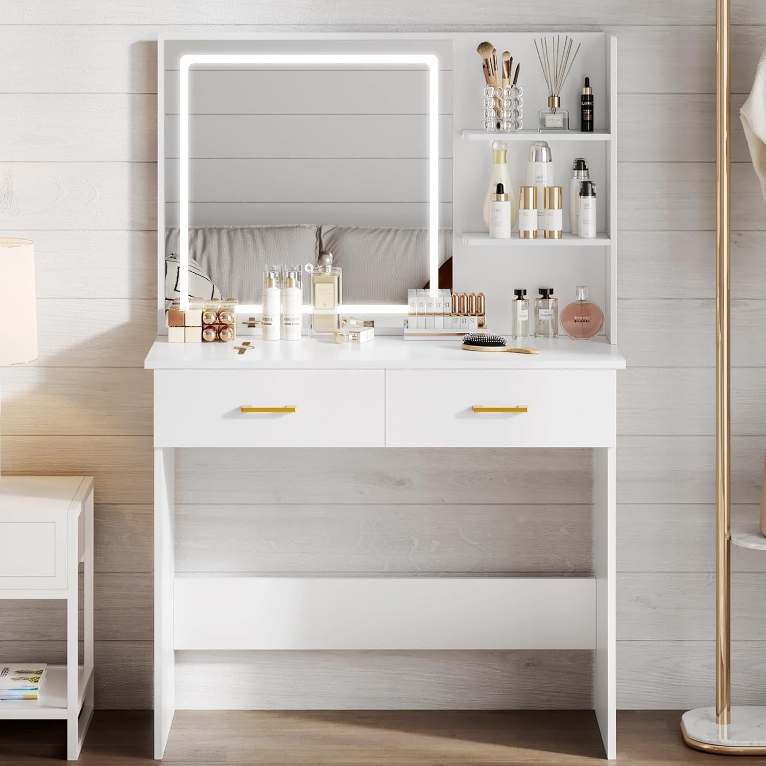WAYES-Vanity-Desk-with-LED-Mirror-Storage-Drawers-and-Shelves-3-Foot-Makeup-Table-for-Bedroom-White_937f0802-45e1-4e42-bd20-f196d88a6c68.1a5c54ec03a9c3336c6fd33fc847f43e.jpeg
