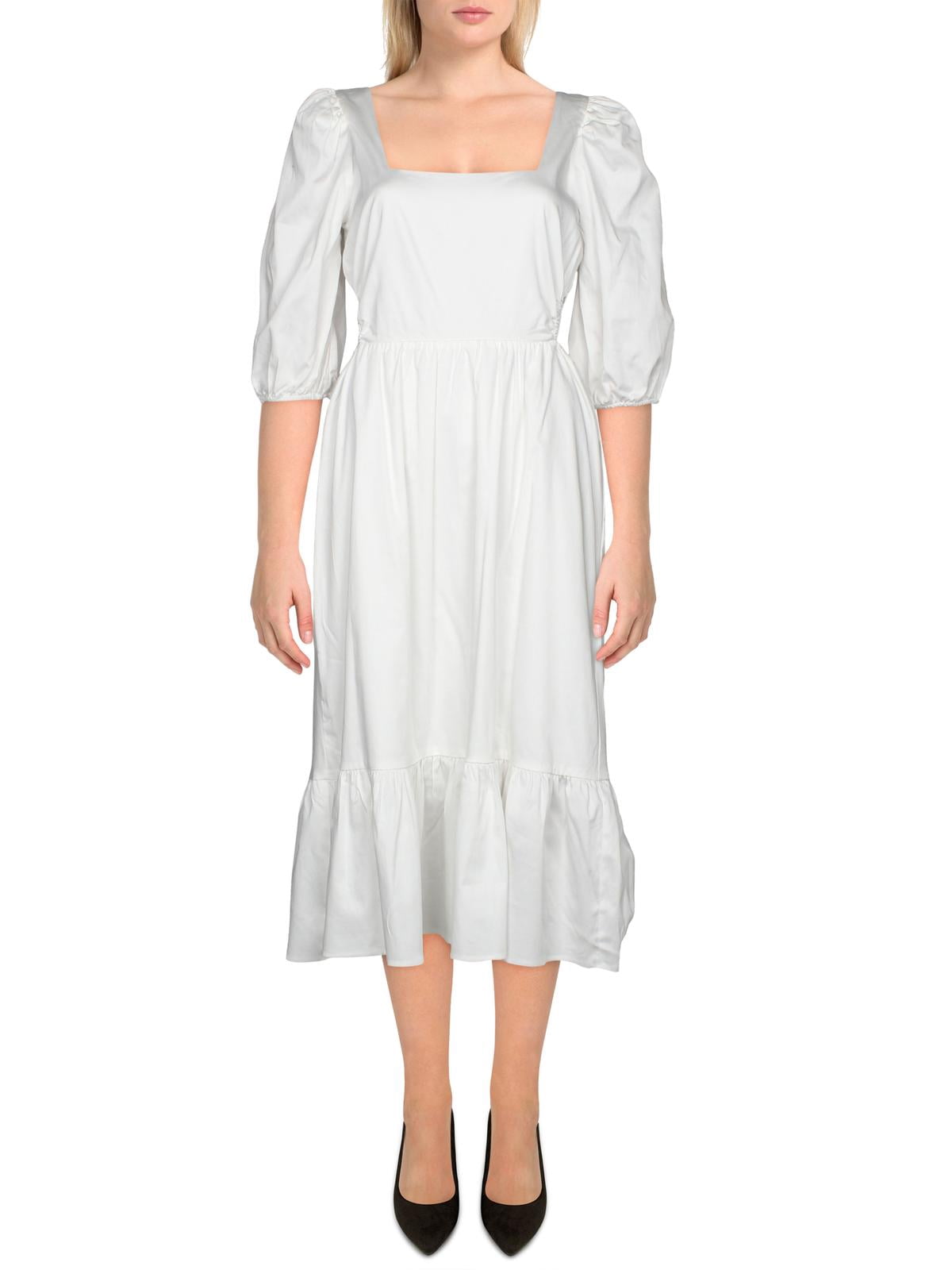frankie dress Hopscotch Sleeveless Linen Dress - Size:42 / L lemon