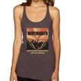 thumbnail image 1 of WAYMAKER Miracle Worker Promise Keeper Inspirational/Christian Tri-Blend Racerback Tank Top, Brown, Small, 1 of 5