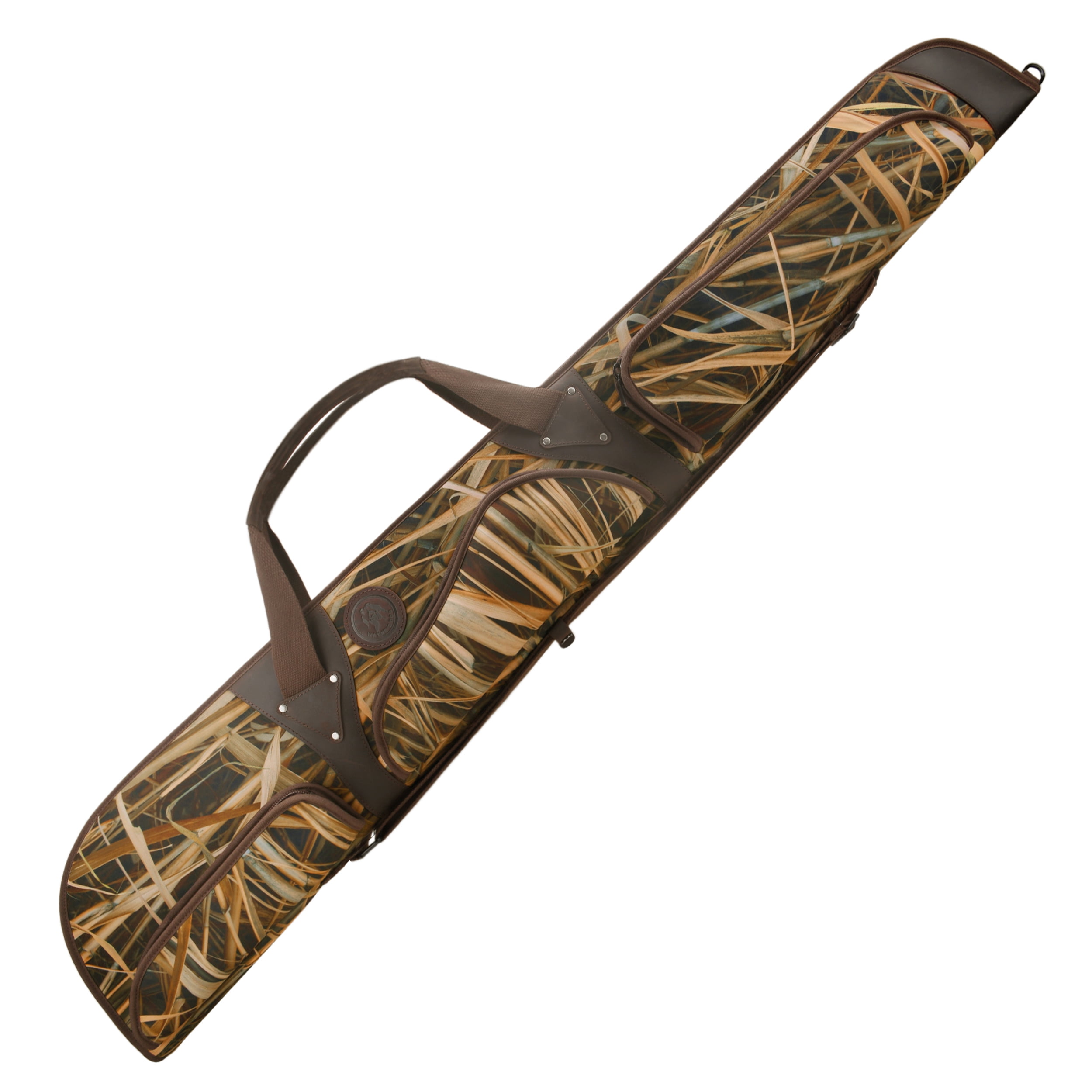 WAYNE'S DOG 52" Soft Gun Case for Long Scoped Rifles & Shotguns – Camouflage Gun Carry Bag with 3 Storage Bags